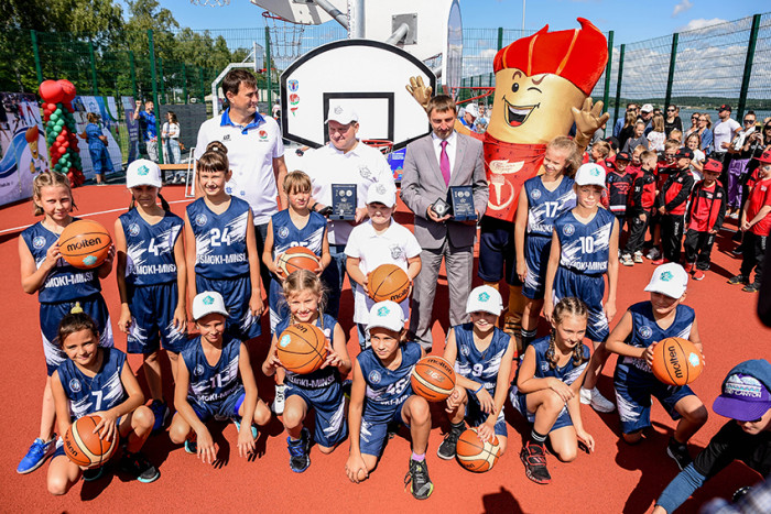 "Баскетбол для всех" —  открытие новой площадки