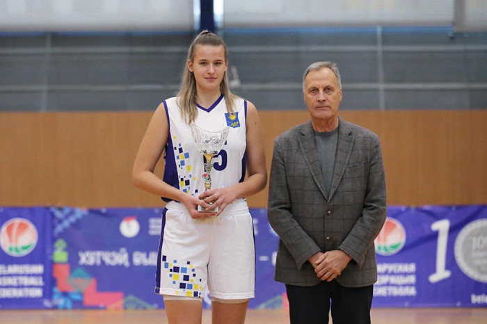 Баскетболистки "Цмокi-Мiнск" в студенческой лиге