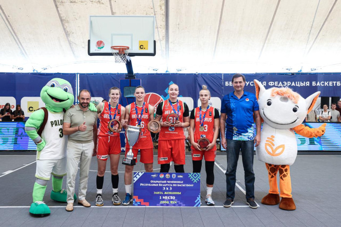 Игроки клуба - победители и призеры Финала чемпионата Беларуси по баскетболу 3х3