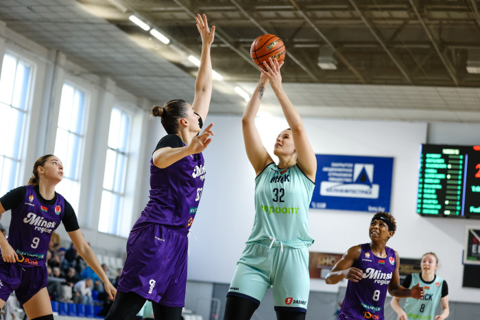 Сегодня женская команда "МИНСК" оказалась слабее