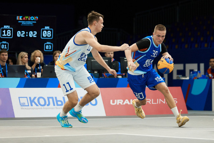 Финальный день турнира по баскетболу 3х3