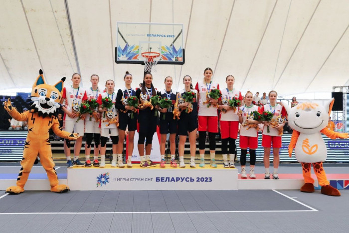 Женские сборные Беларуси - призеры II Игр Стран СНГ